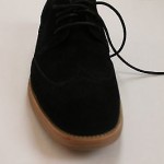 Mens COLE HAAN LunarGrand Wingtip Black Suede Oxfords Shoes C10680