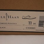 Mens COLE HAAN LunarGrand Wingtip Black Suede Oxfords Shoes C10680