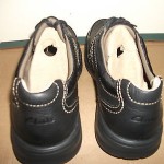 MEN’S”CLARKS”CASUAL SHOE!BLACK LEATHER!SIZE 11…UNWORN!W@W!
