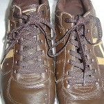 Diesel Remy Men Brown Leather Shoes Casual /  Sneakers Size US 12 EUR 45