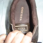 Diesel Remy Men Brown Leather Shoes Casual /  Sneakers Size US 12 EUR 45