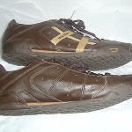 Diesel Remy Men Brown Leather Shoes Casual /  Sneakers Size US 12 EUR 45