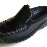 Cole Haan Men’s Loafers Driving Shoes Slip On Black Nike Air Sz 9 B
