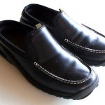 Cole Haan Men’s Loafers Driving Shoes Slip On Black Nike Air Sz 9 B