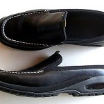 Cole Haan Men’s Loafers Driving Shoes Slip On Black Nike Air Sz 9 B