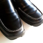 Cole Haan Men’s Loafers Driving Shoes Slip On Black Nike Air Sz 9 B