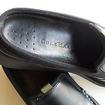 Cole Haan Men’s Loafers Driving Shoes Slip On Black Nike Air Sz 9 B