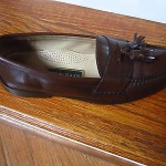 Cole HAAN Men’s Brown Leather Loafers, 3508 Made in Mexico, Size 9.5