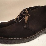 MENS 10 M CLARKS STREET ENGLAND SUEDE LEATHER CHUKKA ANKLE LACE BOOTS