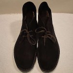 MENS 10 M CLARKS STREET ENGLAND SUEDE LEATHER CHUKKA ANKLE LACE BOOTS