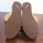 Mens sz 10.5 brown leather khaki canvas Diesel low profile athletic shoes