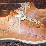 MENS HUGO BOSS ORANGE CARMEL TAN  LEATHER LACE-UP CASUAL SHOE 41/8 M EXCELLENT!