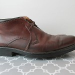 Cole Haan Mens Size 9.5 Brown Waterproof Leather Lace-Up Chukka Boot