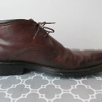 Cole Haan Mens Size 9.5 Brown Waterproof Leather Lace-Up Chukka Boot