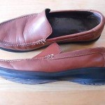 MENS Cole Haan brown slip on casual loafer shoes 10.5 M