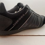 Diesel Shoes Men’s Lace Up Sneakers Hurrikane Grey Black AUTHENTIC Sz US 10.5
