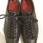 Men’s Cole Haan Black Leather Racing Sneakers Driving Shoes 9M