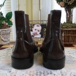 NWT COLE HAAN Brown Leather Waterproof Ankle Boots  Size 12 D