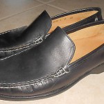 COLE HAAN Resort  Mens Slip on Loafers Black Leather Size 7M Made Italy  *MINT*