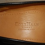 COLE HAAN Resort  Mens Slip on Loafers Black Leather Size 7M Made Italy  *MINT*