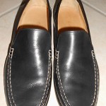 COLE HAAN Resort  Mens Slip on Loafers Black Leather Size 7M Made Italy  *MINT*