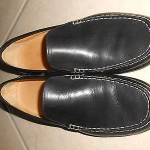 COLE HAAN Resort  Mens Slip on Loafers Black Leather Size 7M Made Italy  *MINT*
