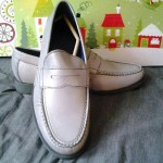 NIB Cole Haan Men’s Silver Air Monroe Penny Reflective, Loafer 8.5, Nike AIR