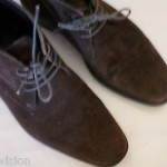 100% Authentic HUGO BOSS SZ.7 High Ankle Suede Brown. 50189869.