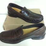 MEN’S COLE HAAN LOAFERS IN SIZE 9 MEDIUM IN BROWN LEATHER  EUC