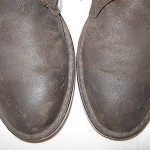 COLE HAAN Paul Chukka Boots Dark Brown Suede Leather Size 8.5M