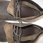 COLE HAAN Paul Chukka Boots Dark Brown Suede Leather Size 8.5M