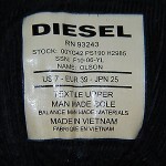 Fab DIESEL Olson Men Boots US 7  Coffee Bean Rubber Soles Nice!