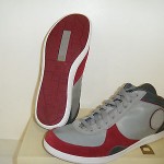Diesel Men’s Tell Lace up,Flint Gray/Biking Red, New