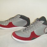 Diesel Men’s Tell Lace up,Flint Gray/Biking Red, New