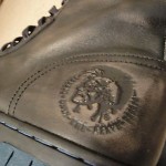 $160 Diesel tatradium basket butch zip black leather boots 10 mens NEW