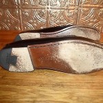 COLE HAAN Black Leather Tassel Hand-Stitched Loafer Slip On Shoes Size 9 B EUC