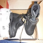 TIMBERLAND PRO WORK MET GUARD 8″ STEELTOE BOOT BLACK Size 11.5 Part 53530