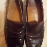 Mens Cole Haan Distressed Loafers Size 10 VGC