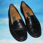 COLE HAAN MEMORY FLEX COMFORT LOAFERS , BLACK LEATHER ,SLIP ON SHOES 12 M