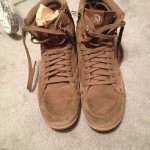 DIESEL Mens Idol Brown Suede High Top Sneakers Shoes 10 Eur 43