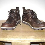 ~Cole Haan MEN’S BOOTS Dark Brown Leather Casual Boots SIZE 8 NIKE Soles~