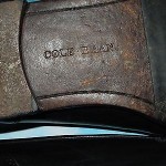 COLE HAAN MEMORY FLEX COMFORT LOAFERS , BLACK LEATHER ,SLIP ON SHOES 12 M