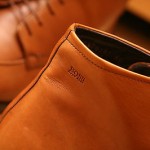 Hugo Boss Men’s Made In Italy Brown Tan Leather Boots Shoes UK 8.5