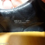 Cole Haan Black Leather Brown Trim Oxford Walking Shoes Mens 8.5 M