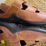 Men’s COLE HAAN Vibram Fisherman Sandal Shoes Size 12 M Brown Leather ~Awesome!