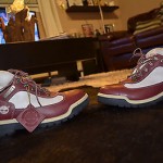 Timberland Size 9.5 Men’s Burgundy Leather Waterproof Field Boots