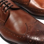 HUGO BOSS Size 46 /UK 11 /US 12 Mens Brown Leather Brogues NEW CN 3