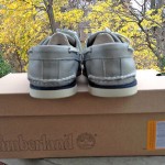 Men’s Timberland Style 29587 Gray/Blue Boat Shoes – Size 11