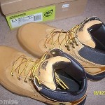 TIMBERLAND MEN’S WHEAT SUEDE / LEATHER BOOTS SIZE 8.5 BRAND NEW WITH BOX