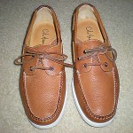 Cole Haan Brown Leather Casual Men Boat Shoes Nike Air Technology Size: 9M
